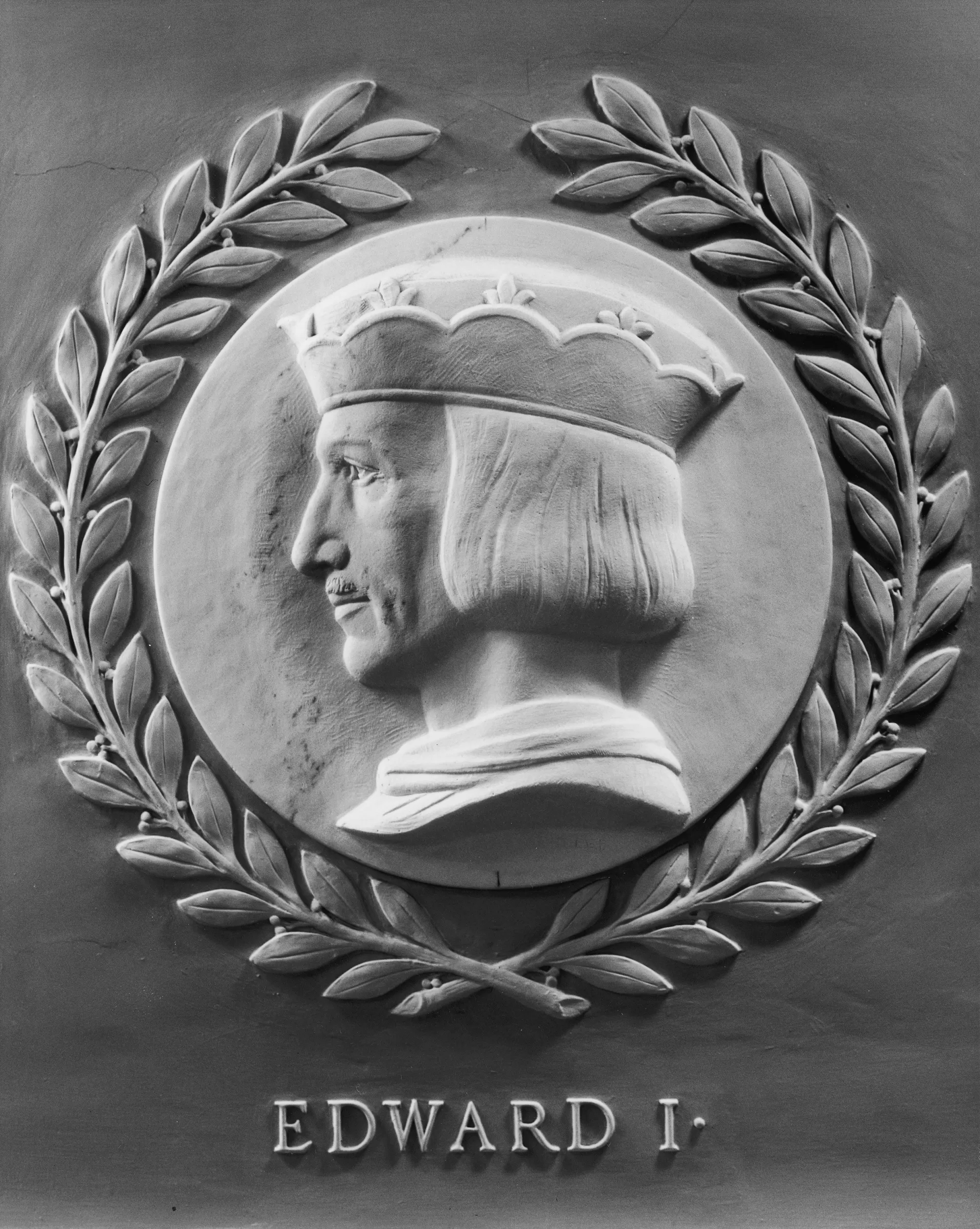 Relief portrait of Edward I