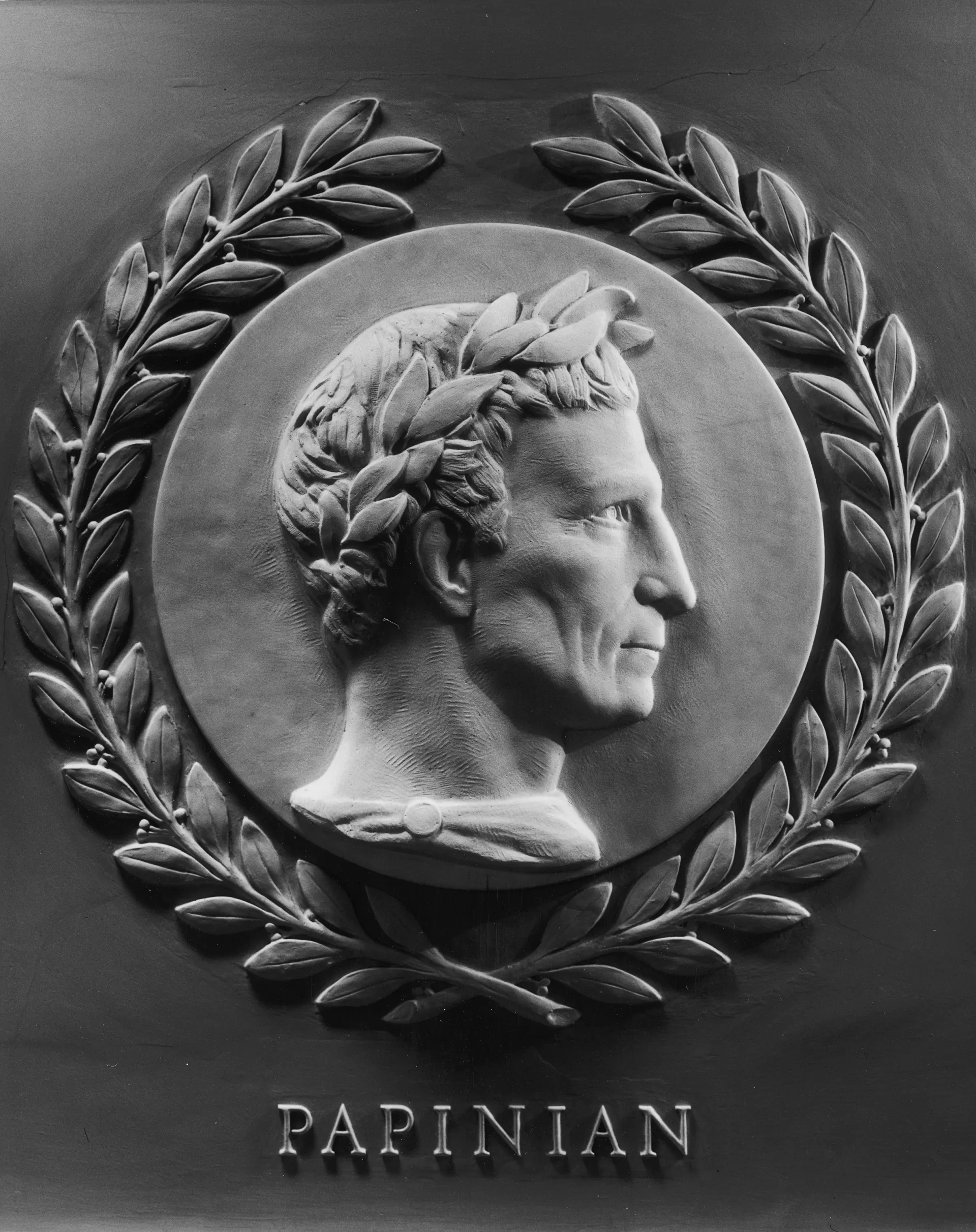 Relief portrait of Papinian