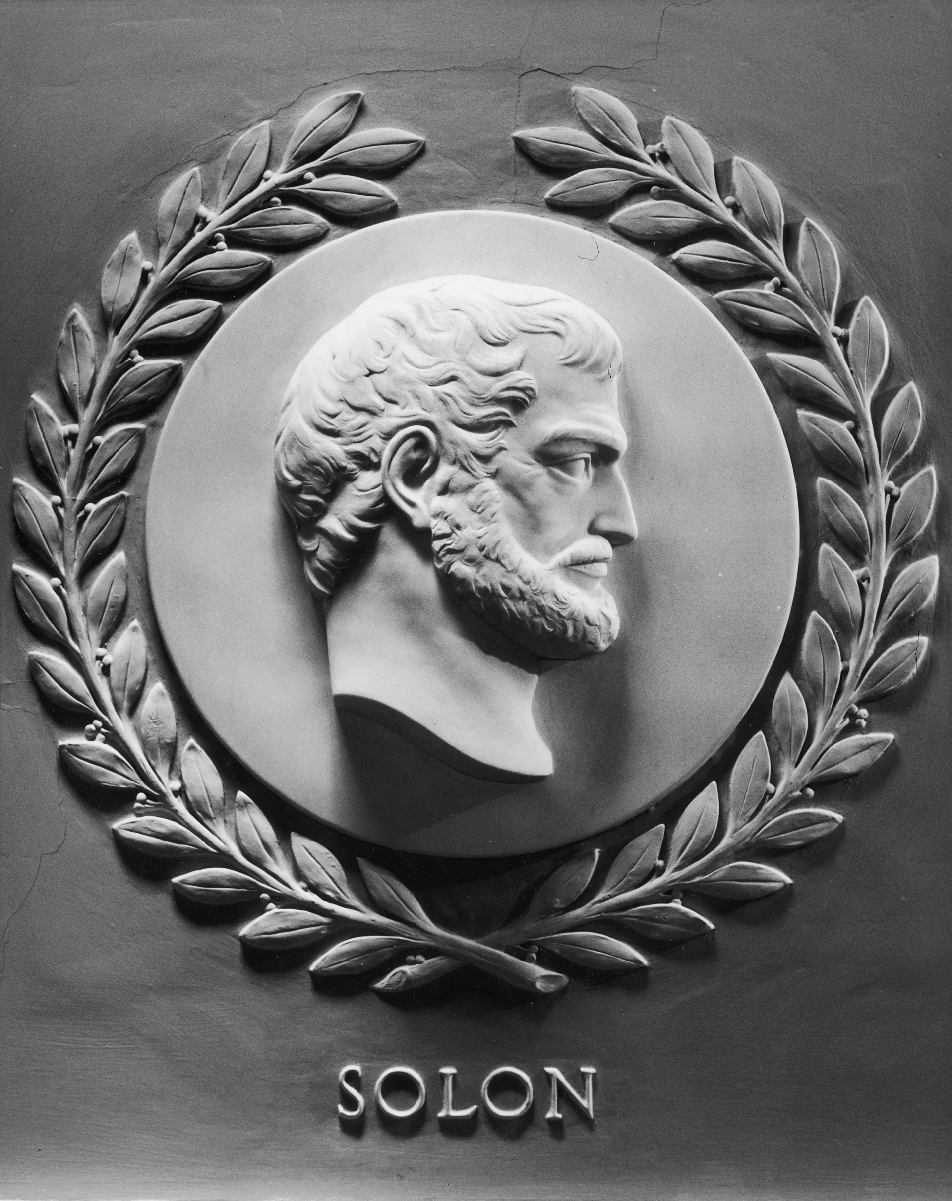 Relief portrait of Solon