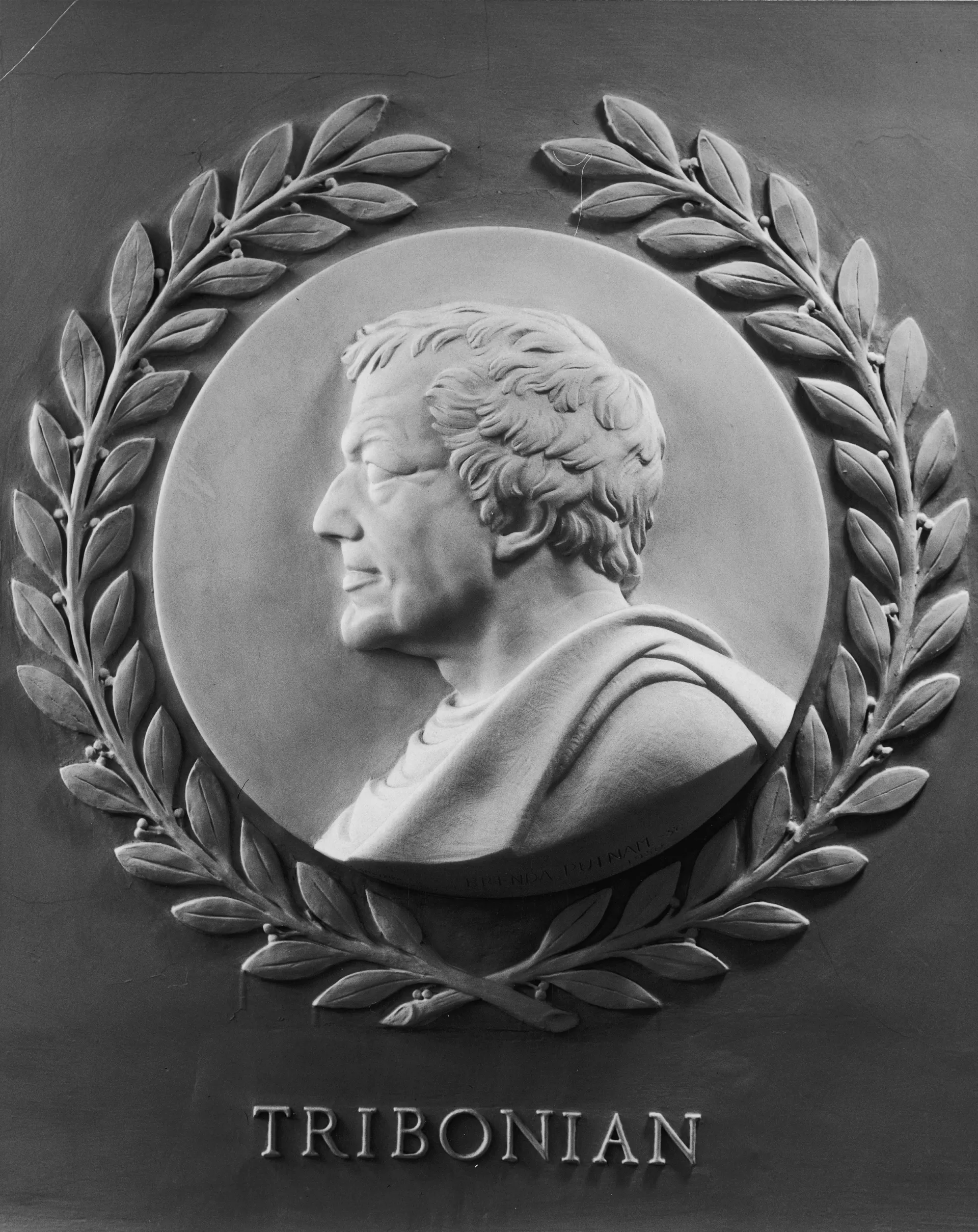 Relief portrait of Tribonian